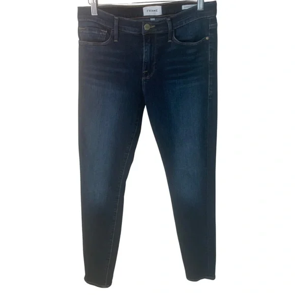 FRAME DENIM Le Skinny de Jeanne Wellington Jeans Mid-Rise Style# LSJ132 Size 28 - Picture 5 of 14